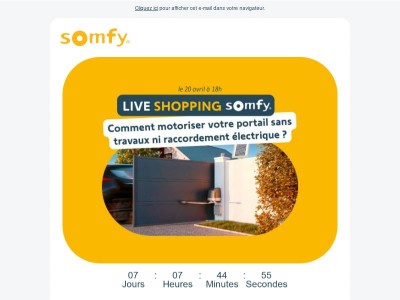 🎬 Live shopping : Motorisez votre portail sans travaux !