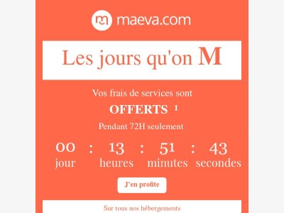 Vos frais de services sont OFFERTS⁽¹⁾