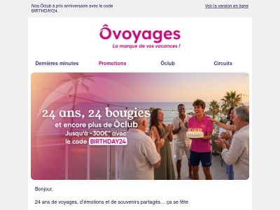 Jusqu’à -300€ pour nos 24 ans 🎉