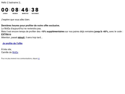 -10% supplémentaires pendant 24h 🔥