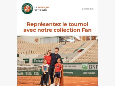 Collection Fan : représentez le tournoi