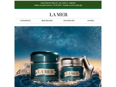 Offre exclusive : Votre cadeau complémentaire La Mer vous attend