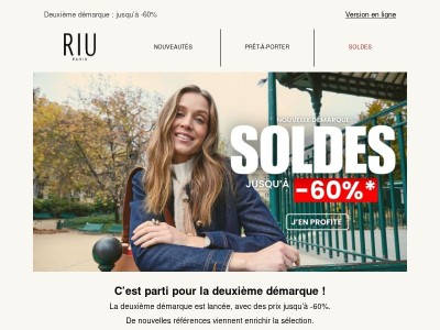 Soldes : la sélection s’agrandit jusqu’à -60% !