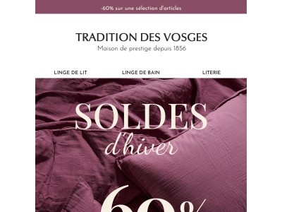 🎉Les Soldes sont là : -60% sur toute la sélection
