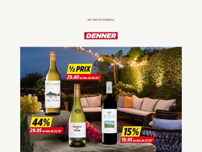 🍷☀️ 15 à 50% de rabais sur les vins d'été