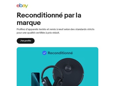✅ Reconditionné par la marque : la qualité certifiée à petit prix !