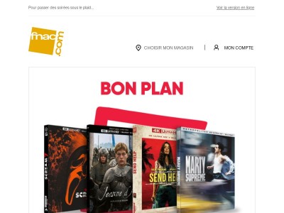 Cinéma | Bons plans, nouveautés et précommandes