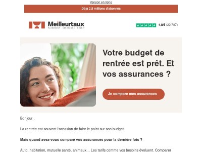 Votre budget de rentrée est prêt. Et vos assurances ?