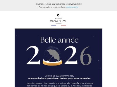 {{ lastname }}, merci pour cette année et bienvenue 2026 !