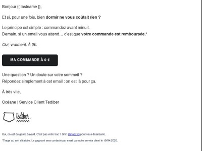 On rembourse votre commande  {{ lastname }}