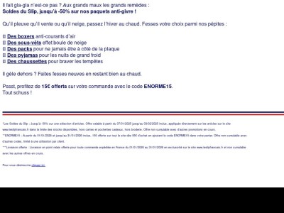 ❄️ Soldes d’hiver -50% : On se gèle les miches ?!