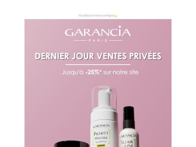💫 Dernier jour des ventes privées !