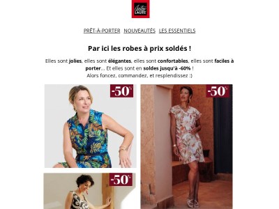 Par ici les robes à prix soldés 🛍️