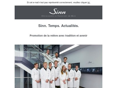 Promotion de la relève avec tradition et avenir