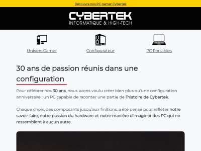 Le PC Legacy 30 célèbre nos 30 ans🎂
