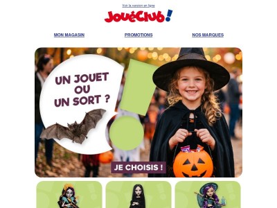 👻 Halloween se prépare chez JouéClub !