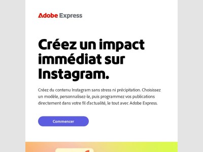 Créez des publications Instagram parfaites en quelques clics.