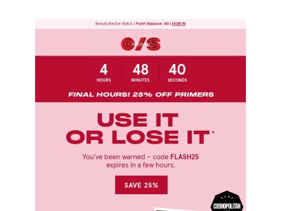 FINAL call 🔊 25% OFF Ends Tonight