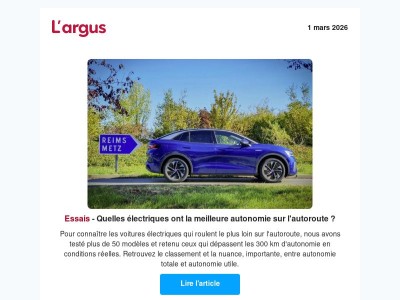 Boom de l'E85 en occasion, autonomie réelle des électriques sur autoroute, le SLK a 30 ans, que prévoit Bison Futé ce dimanche ?