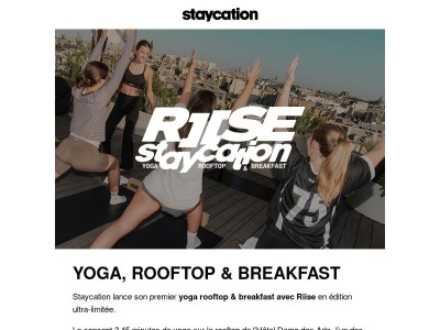 ❤️‍🔥 (New) yoga rooftop & breakfast