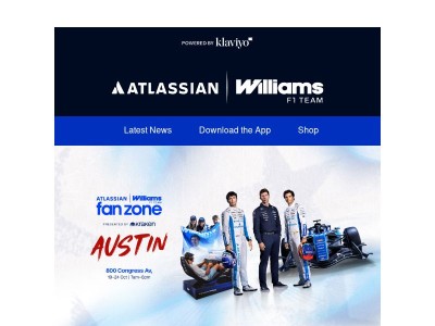 Austin, your Williams Fan Zone is back! 🤠