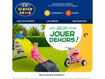 Cap sur les jeux d'extérieur ☀️