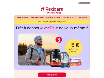💪 Reprenez le sport avec € 5 de réduction
