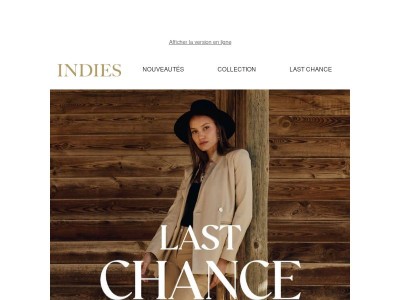 LAST CHANCE | Dernières heures