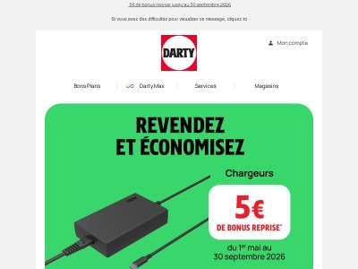 Il est encore temps de revendre vos anciens chargeurs