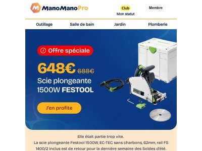 Scie plongeante Festool