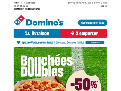 🍕 Une soirée à partager ? Voyez double !