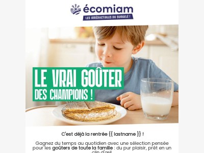 🚸 C'est la rentrée et l'heure du goûter a sonné !