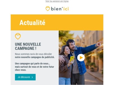 Découvrez notre nouvelle publicité