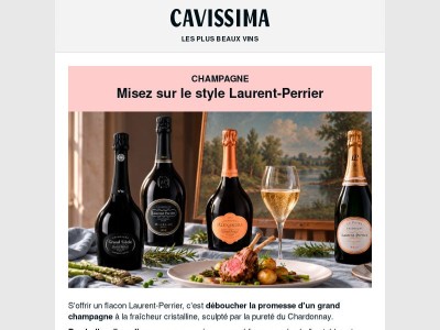 🥂 Champagne : misez sur le style Laurent-Perrier