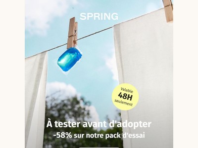 🚨-58% sur les essentiels SPRING pendant 48h