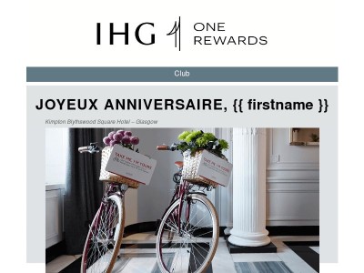 Joyeux anniversaire ! Découvrez votre offre spéciale