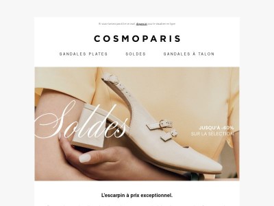 Jusqu'à -60% sur nos escarpins : les soldes à leur meilleur