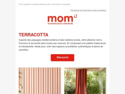 Les nuances terracotta