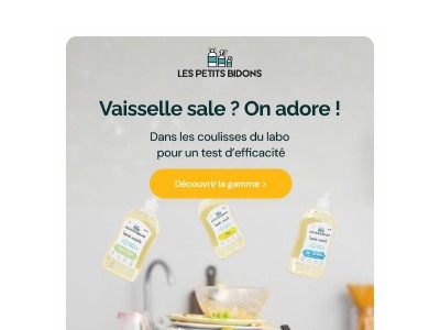 Vaisselle sale ? On adore 😏