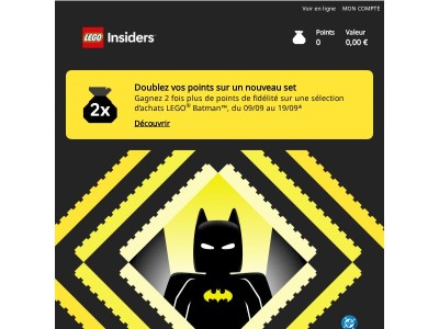 De superbes offres pour célébrer la Journée Batman™, {{ firstname }}