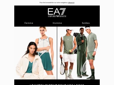 Découvrez la collection tennis