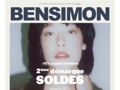 2ᵉ démarque & -10% supplémentaires aujourd’hui !