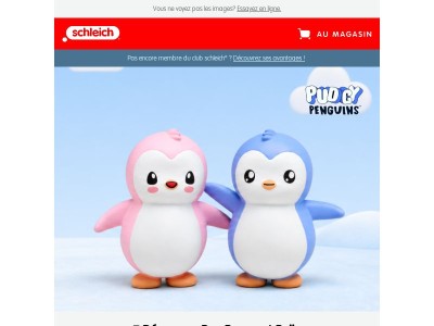 🐧 Découvrez la nouveauté schleich® : les Pudgy Penguins