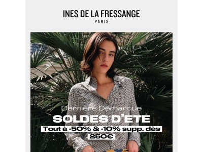Soldes d'été ☀️ | -10% supplémentaires