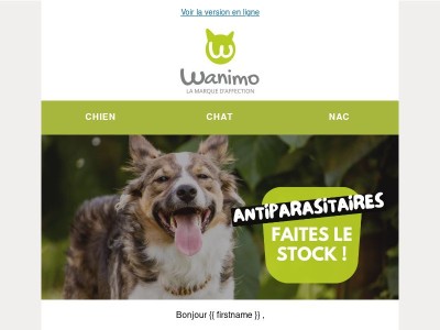 Faites le stock d'antiparasitaires !