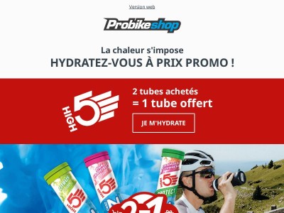 Hydratation High5 : 2 achetés = 1 offert 💧