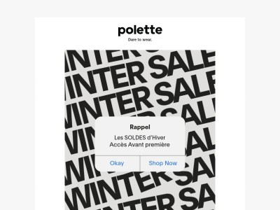 Accès Avant première : Jusqu’à -40 % sur nos incontournables d'hiver