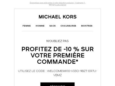 Pourquoi attendre ? Profitez de vos -10 % aujourd'hui