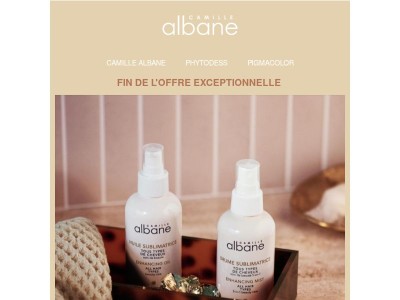 Dernière chance : -20% sur tout le site ! 