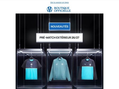 Découvrez la nouvelle collection Pré-Match 26/27 🔵⚪